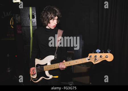 Febbraio 11, 2016 - piuttosto vizioso sound check al Dingwalls di Camden prima della loro NME Awards show, 2016 © Myles Wright/ZUMA filo/Alamy Live News Foto Stock