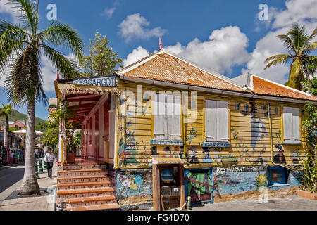 L'Escargot ristorante francese Front Street Philipsburg Saint Martin West Indies Foto Stock