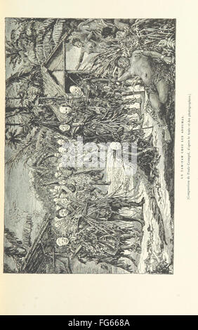 Un libro vintage francese intitolato "A la Conquête du Tchad", con 29 incisioni. Esplora l'esplorazione e la conquista del Ciad, fornendo un viaggio visivo e narrativo della regione. Foto Stock