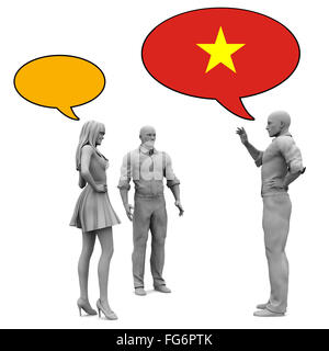 Scopri la cultura Vietnamita e lingua per comunicare Foto Stock