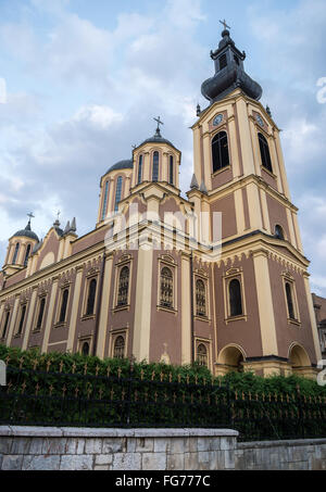 Cattedrale Chiesa della Natività della Theotokos serbo-ortodossa nella cattedrale di Sarajevo, Bosnia ed Erzegovina Foto Stock