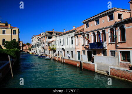 Geografia / viaggi, Italia, Veneto, Venezia, Dorsoduro, Rio di San Sebastiano, Hotel San Sebastiano, Additional-Rights-Clearance-Info-Not-Available Foto Stock