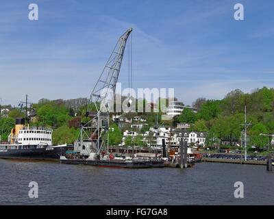 Geografia / viaggi, Germania, Amburgo, museo harbour 'Övelgönne', Additional-Rights-Clearance-Info-Not-Available Foto Stock