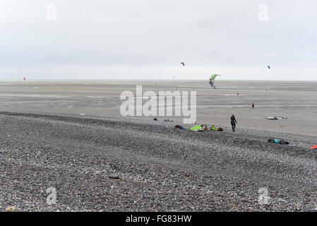 Luglio 13th, 2015 - Cayeux sur mer Foto Stock