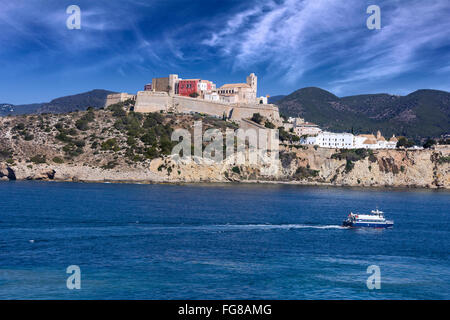 Ibiza Ibiza città in Isole Baleari Spagna Foto Stock