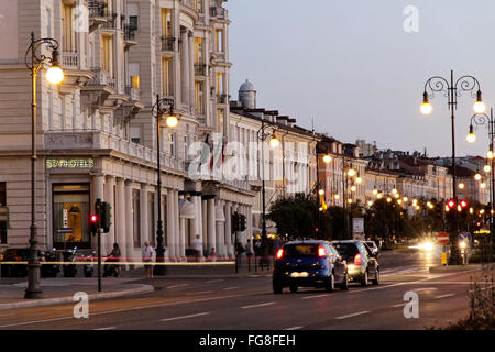 Geografia / viaggi, Italia Friuli, Trieste, Riva del Mandracchio, Hotel Savoia Excelsior, Additional-Rights-Clearance-Info-Not-Available Foto Stock