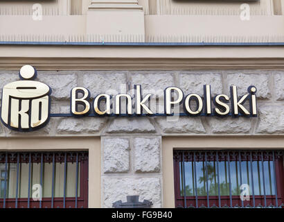 PKO Bank Polski, Cracovia in Polonia Foto Stock