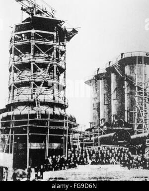 Yahata Steel Works, Fukuoka, Giappone. 1900. Foto Stock