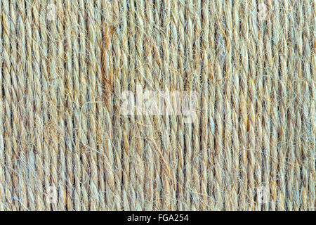 Verticale di corde di canapa sfondo dello spago Foto stock - Alamy
