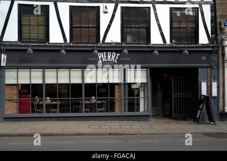 Le Bistrot Pierre ristorante francese Friar Gate Derby Inghilterra REGNO UNITO Foto Stock