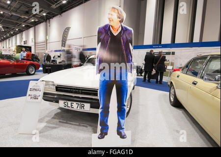 ExCel, London, Regno Unito. 18 Febbraio, 2016. Ford Capri di Terry McCann character in televisori Minder serie. Il giorno di apertura della seconda London Classic Car Show. Credito: Malcolm Park editoriale/Alamy Live News Foto Stock