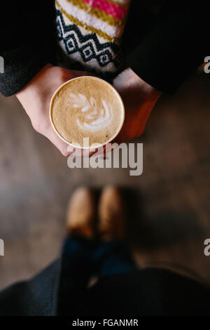 Caffè per voi con amore Foto Stock