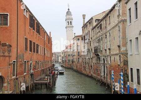 Rio del greci, Chiesa di San Giorgio Del Greci, Riva degli Schiavoni, Castello, Venezia, Veneto, Italia, Mare Adriatico, Europa Foto Stock