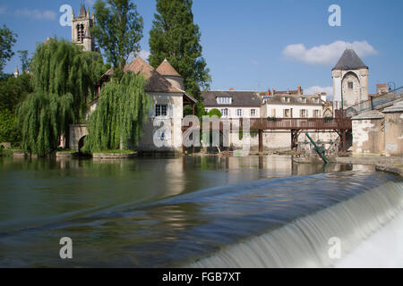 Moret sur LOING Ile de France Francia Foto Stock