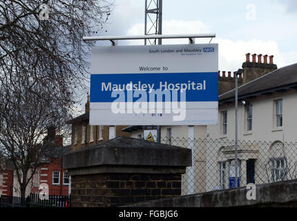 Il Maudsley (psichiatrico) Ospedale, Londra del sud Foto Stock