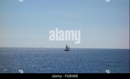 Grandi navi a vela in mare Skagerrak, Tall Ship gare, Kristiansand Norvegia. 2015 Foto Stock