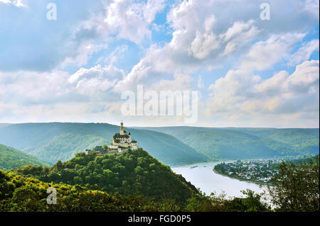 Braubach, Germania Foto Stock