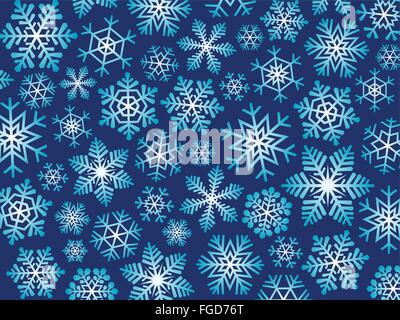 I fiocchi di neve sullo sfondo. Illustrazione Vettoriale