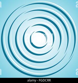 Cerchi astratta. Illustrazione Vettoriale