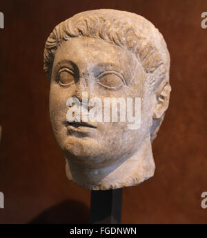 Tolomeo II Filadelfo (309-246 a.C.). Il re di Egitto tolemaico da 283-246 A.C. Royal busto dal greco Egitto. 2a-1st secolo A.C. Foto Stock