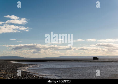 Spiaggia di Aberthaw Foto Stock