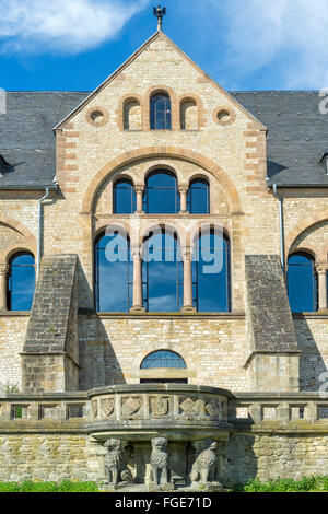 Palazzo Imperiale (Kaiserpfalz), Goslar, Harz, Bassa Sassonia, Germania, Patrimonio Mondiale dell Unesco Foto Stock