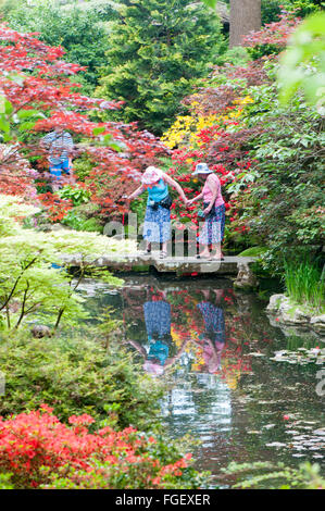 Compton Acres è una grande proprietà privata giardino in Poole, Dorset, Inghilterra. Foto Stock