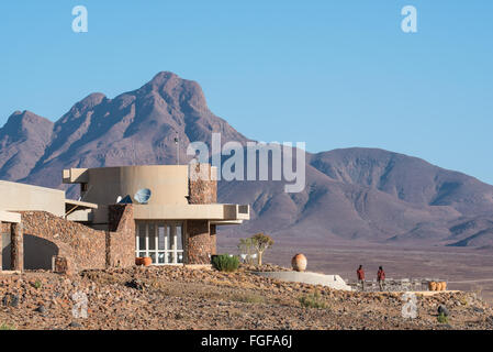 Parte del Sossusvlei Desert Lodge in Namibia Foto Stock