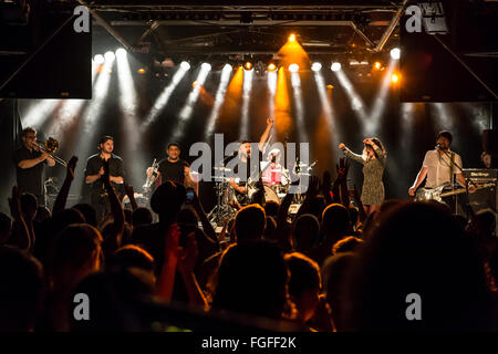 Shantel und Bucovina Club Orkestar Foto Stock