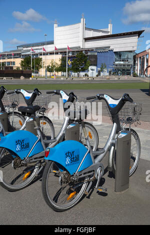 City bike, Göteborg, West Gothland, Svezia, Scandinavia, Europa Foto Stock