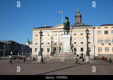 Gustav Adolfs torg, Göteborg, West Gothland, Svezia, Scandinavia, Europa Foto Stock