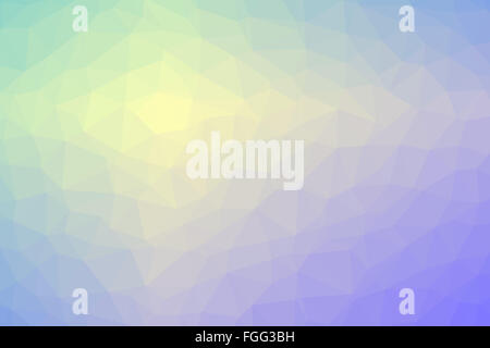 Colorate poligono basso gradiente casuale triangolo 4 astratto Foto Stock