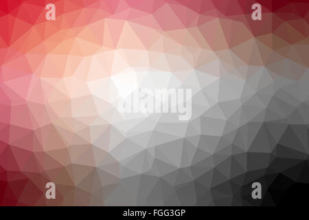 Colorate poligono basso gradiente casuale triangolo 5 astratto Foto Stock