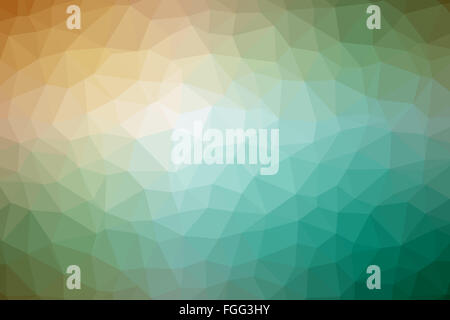 Colorate poligono basso gradiente casuale triangolo 7 astratto Foto Stock