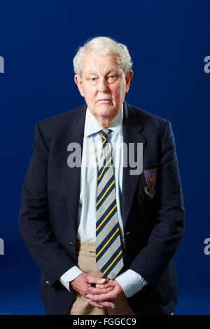 Edinburgh International Book Festival 2013 ritratto di Tam Dalyell a Charlotte Square Garden Pic da pak@ Mera Foto Stock