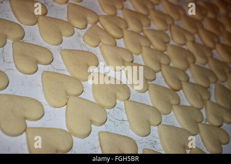 Cuore Cut Outs Foto Stock