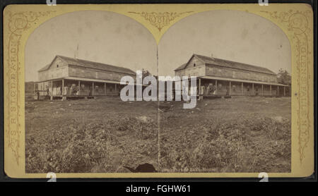 Biforcato Lake House, da Stoddard, Seneca Ray, 1844-1917 , 1844-1917 Foto Stock