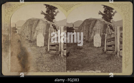 John Brown's grave, Nord Isola d'Elba, da Stoddard, Seneca Ray, 1844-1917 , 1844-1917 Foto Stock