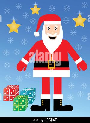Santa Claus illustrazione Illustrazione Vettoriale