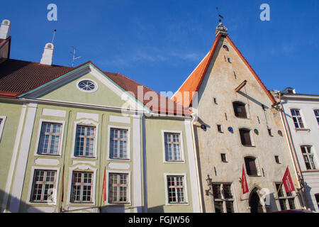 Linnateater (City Theatre) nella città vecchia di Tallinn, Estonia Foto Stock