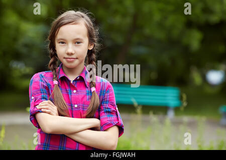 Bella ragazza adolescente Foto Stock