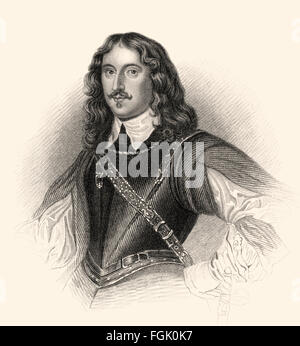Montagu Bertie, 2° Conte di Lindsey, Barone Willoughby de Eresby, KG, PC, 1608-1666, un soldato inglese, cortigiano e uomo politico Foto Stock