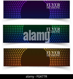 Vettore banner web uno, due, tre. Diapositiva della presentazione modello. Abstract background. Background aziendale. Technology Business c Illustrazione Vettoriale