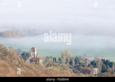 Little Malvern Priory, Malvern, Worcestershire, England, Regno Unito Foto Stock