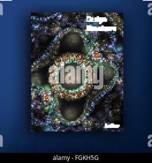 Brochure del vettore - Copertina booklet modelli di design collection Illustrazione Vettoriale