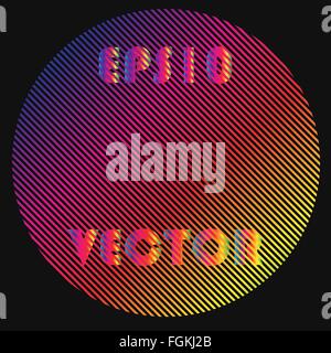 Il logo di spettro modello, bellissimo design illustrazione elemento Illustrazione Vettoriale