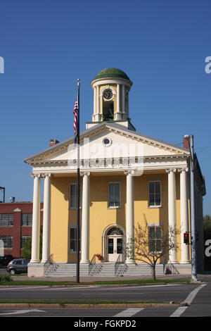 Canandaigua, New York, Lago Canandaigua, Canandaigua municipio edificio, la sua principale sede municipale. Foto Stock