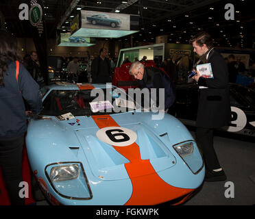 ExCel, London, Regno Unito. Xx Febbraio 2016. Il London Classic Car Show attira migliaia a ExCe di credito: Keith Larby/Alamy Live News Foto Stock