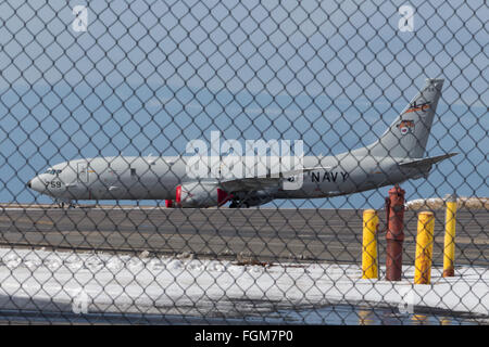 US Navy piano nato a Keflavik, Islanda Foto Stock