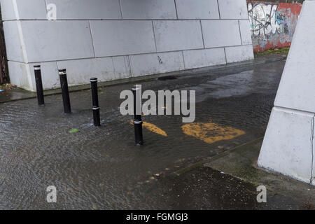 Le condizioni meteo in Paisley, 26/01/2016 Foto Stock